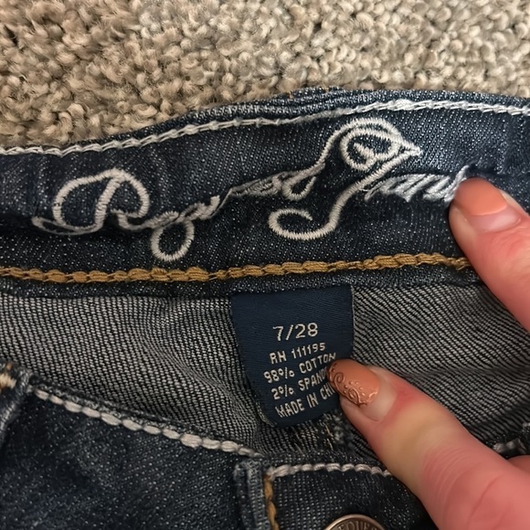 Request Bling Jean Shorts 7/28 Dark Wash - Picture 5 of 5